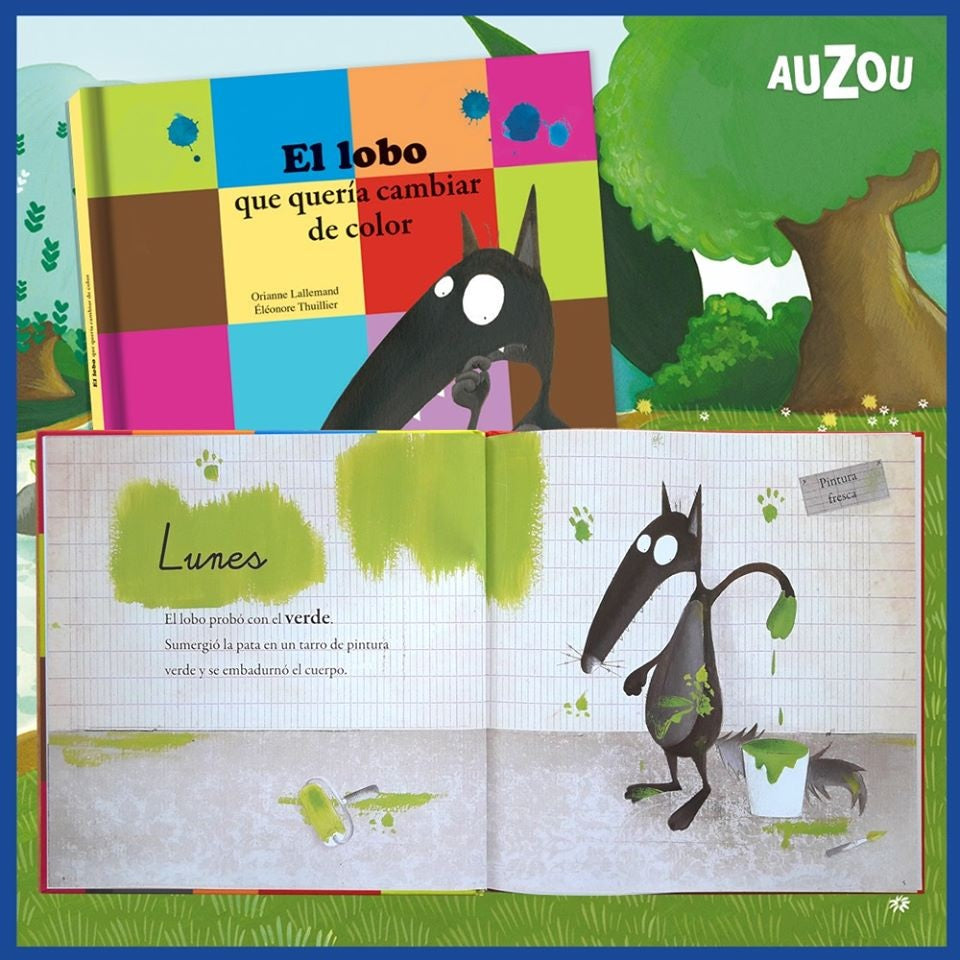 El lobo que quería cambiar de color El lobo que quería cambiar de color